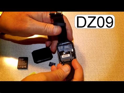 Easily Install A SIM Card And Memory Card On The DZ09 